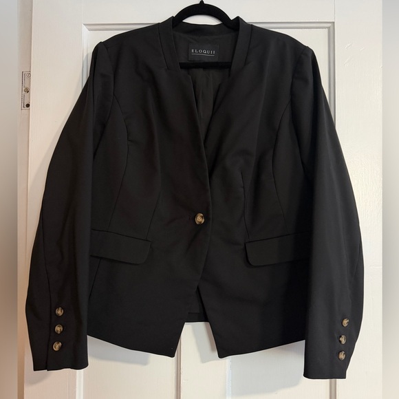 Eloquii Jackets & Blazers - Eloquii Classic Black Blazer